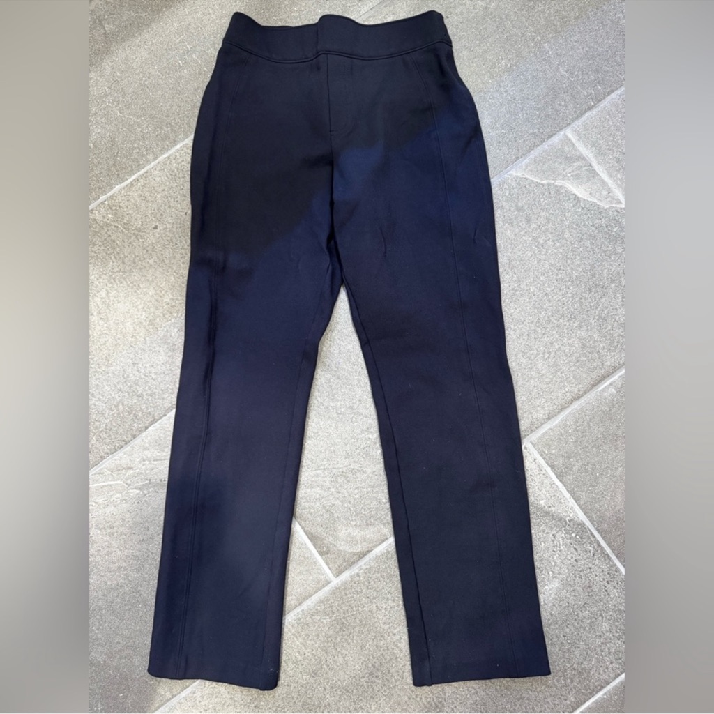 Spanx The Perfect Pant Slim Straight Navy Blue (Size Xs)